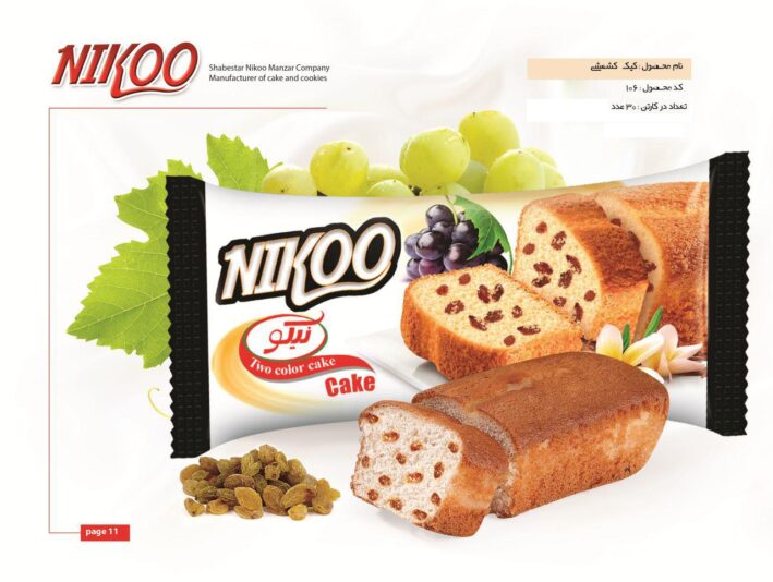 کیک عصرانه کشمشی (1)