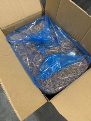 1x10kg crispy onions open box