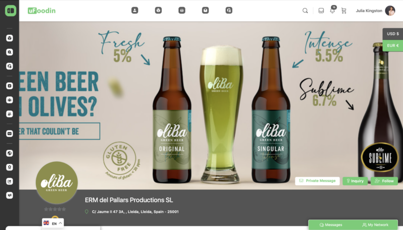 oliba green beer e-store 1