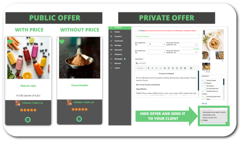 OFFER UFOODIN B2B MARKETPLACE