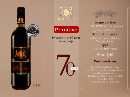 Primtivo 0,75 cl