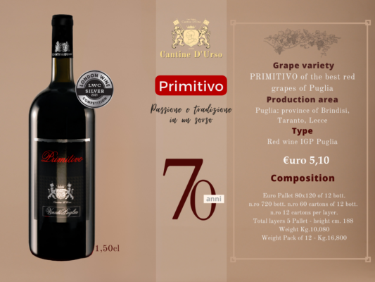 Primitivo 1,5 litri