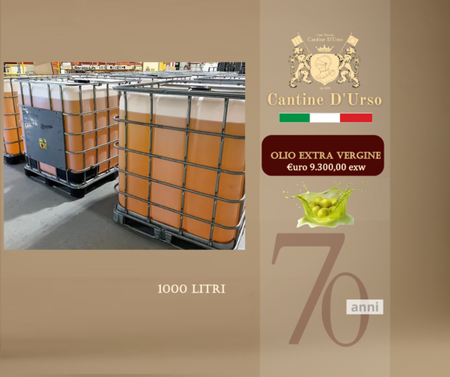 Foto sfondo Fusto IBC 1000 litri olio vergine con prezzo