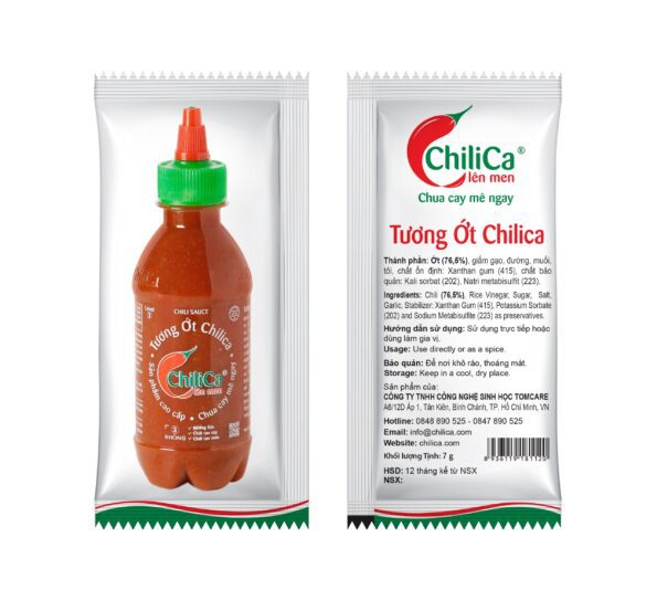 CHILICA Hot Chili Sauce 7g package