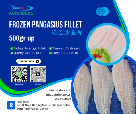 pangasius fillet 500g up