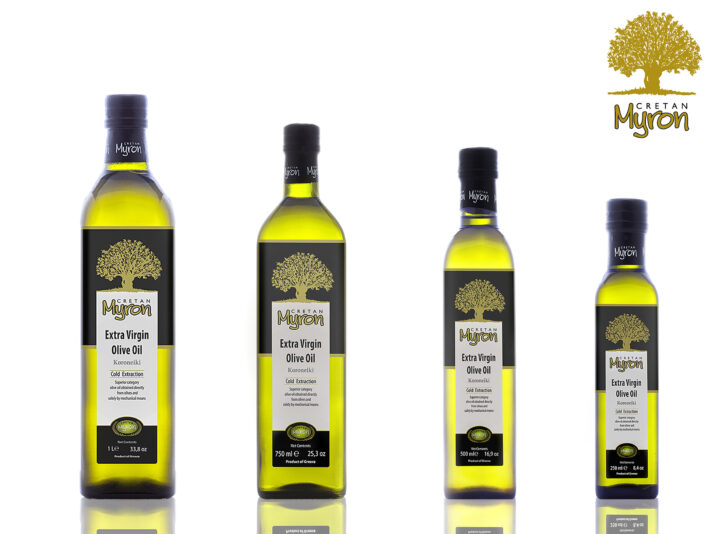 CRETAN MYRON GLASS BOTTLE