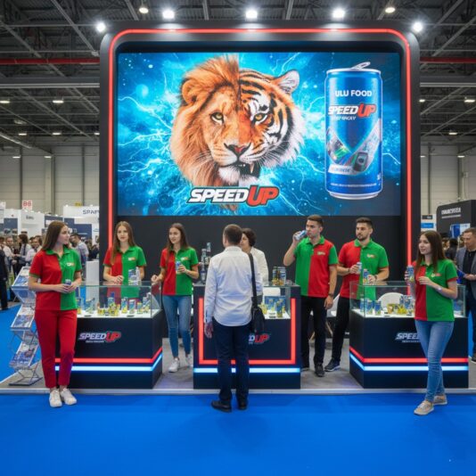 speed up enerji drnik, ulu food elay fuar almanya stant