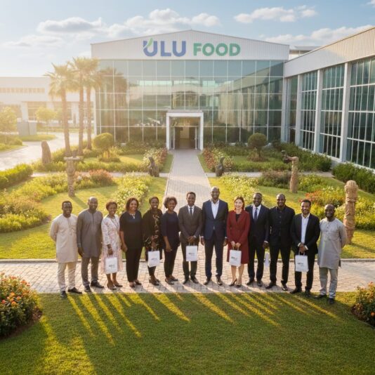 Une excellente coopération a été mise en place avec les représentants d'entreprises africaines pour l'huile de tournesol, les pâtes et les produits à base de. poulet.ulu food ulu