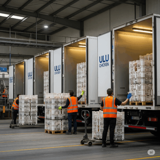 ulu chicken.production packaging and packaging unit. Turkey and Asia factories.paws