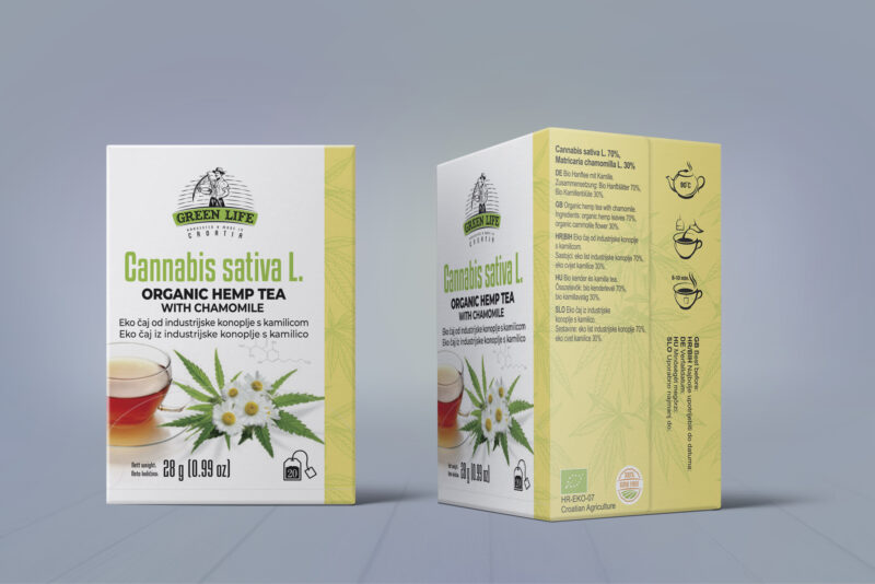 GreenLife Organic Hemp Chamomile tea