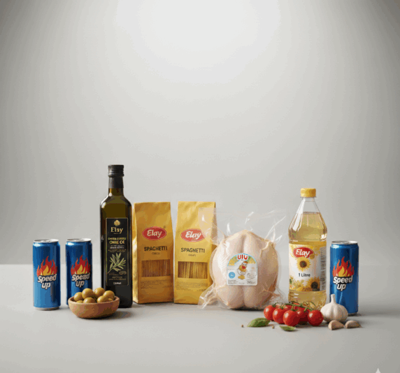 Ulu Food, Elay, Chicken,drink, Pâtes, huile d'olive, huile de tournesol. Export-ulu ulu