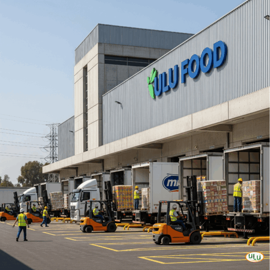 ULU FOO -Factory food products container loading