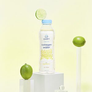 Qwell Collagen Water Lime flavour 500 ml