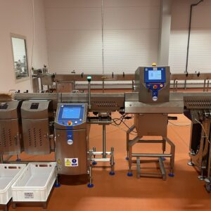 X5c + CW3 1500L system dynamic checkweigher integrated into X5c x2 X-ray machine