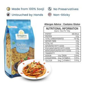 Bregano Uncooked Pasta | 100 Durum Wheat Pasta.