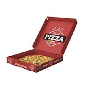 High Quality Biodegradable Pizza Boxes White/Kraft Cardboard Certified for Food Industry Use Various Sizes 330x330x40mm